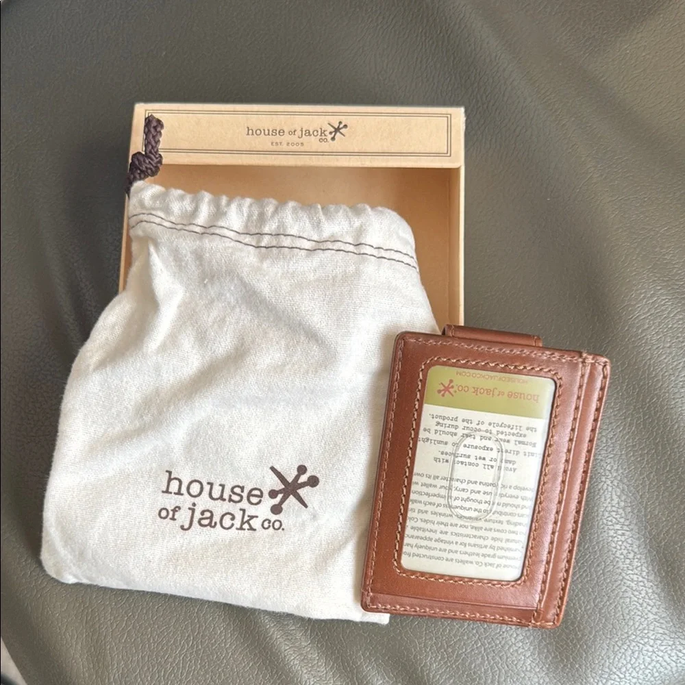 House of Jack Tan Magnetic Money Clip Wallet